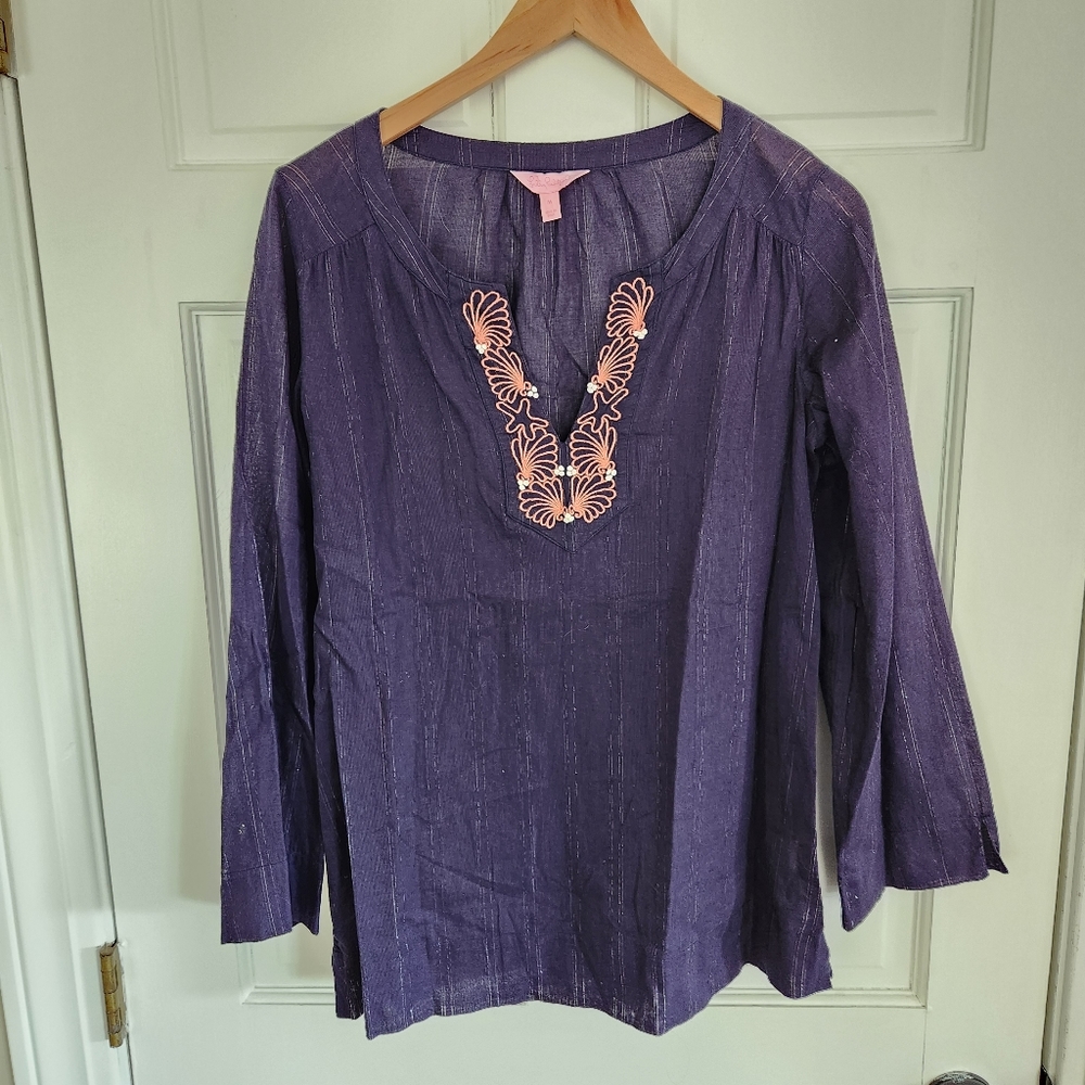 Lilly Pulitzer Navy Tunic